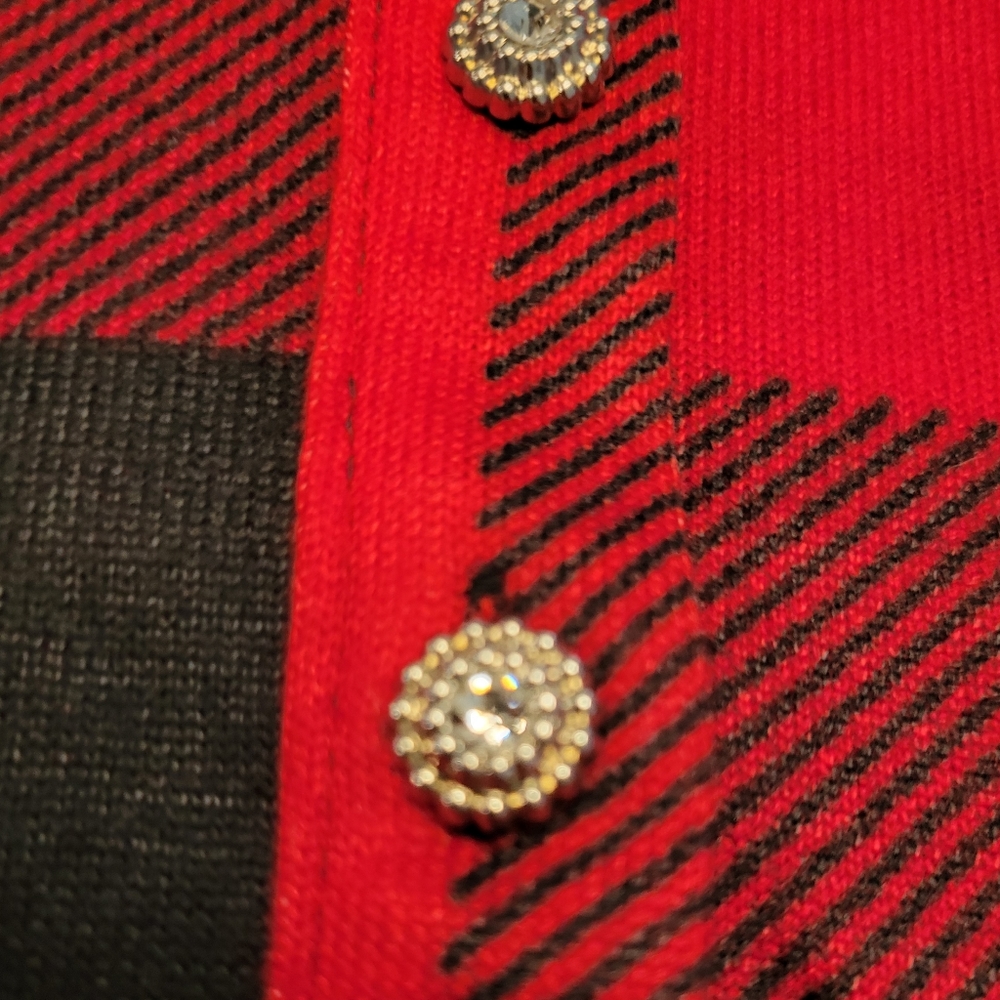 NWT-NEW YORK LAUNDRY RED & BLACK PLAID FLANNEL-SIZE-3X - Picture 7 of 12
